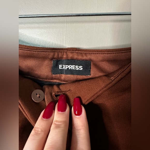 EXPRESS Columnist Boot Cut Pant - Rust Sz 2 - Picture 2 of 4